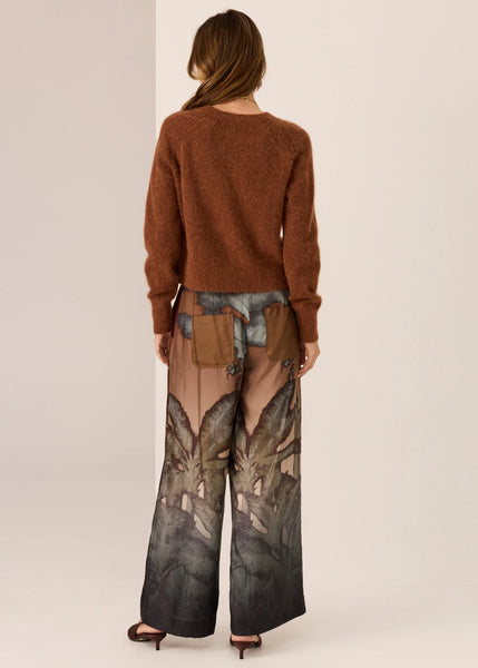 Palisades Silk Pant - Palisades Print - et seQ fashion