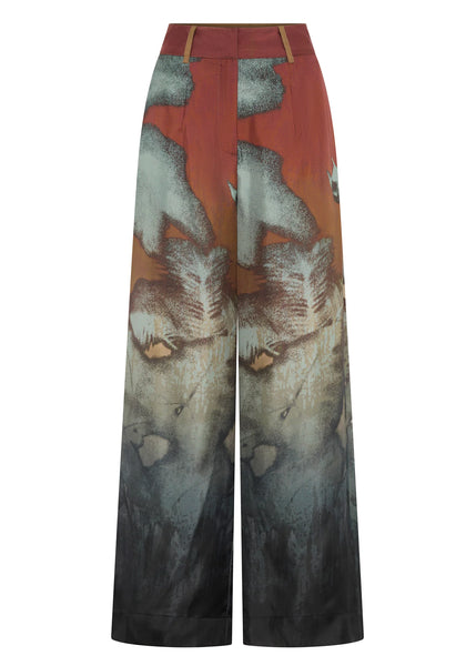Palisades Silk Pant - Palisades Print - et seQ fashion