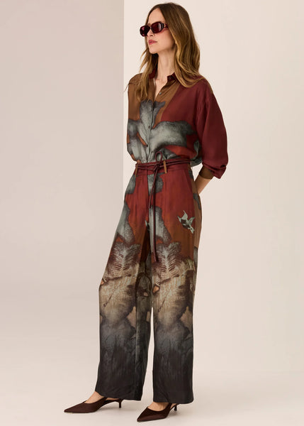 Palisades Silk Shirt - Palisades Print - et seQ fashion