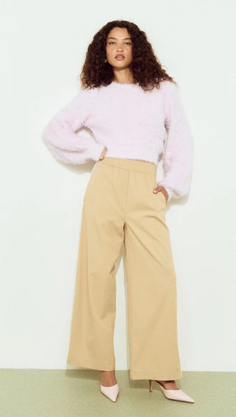 Tahlia Fluffy Knit Jumper - Lilac - et seQ fashion