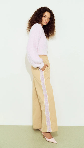 Tahlia Fluffy Knit Jumper - Lilac - et seQ fashion