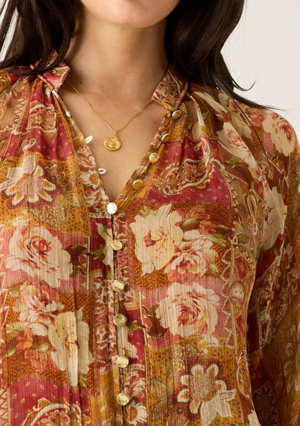 Morgan Print Blouse - A FURTHER 15% OFF AUTOMATICALLY APPLIED AT CHECKOUT
