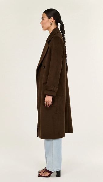 Irena Coat - Chocolate - et seQ fashion