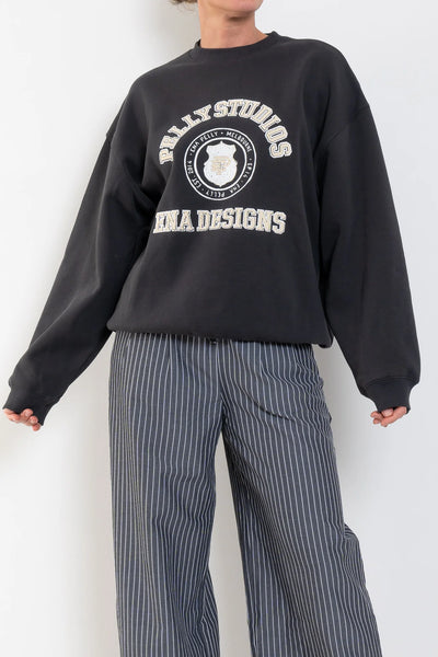 Mila Oversized Sweater - Phantom Pelly Studio - et seQ fashion