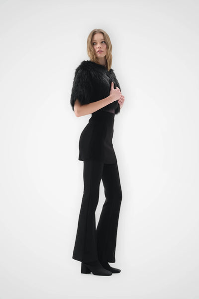 Love A Fur Bolero - Black - et seQ fashion