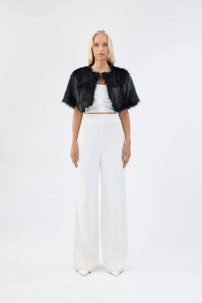 Love A Fur Bolero - Black - et seQ fashion
