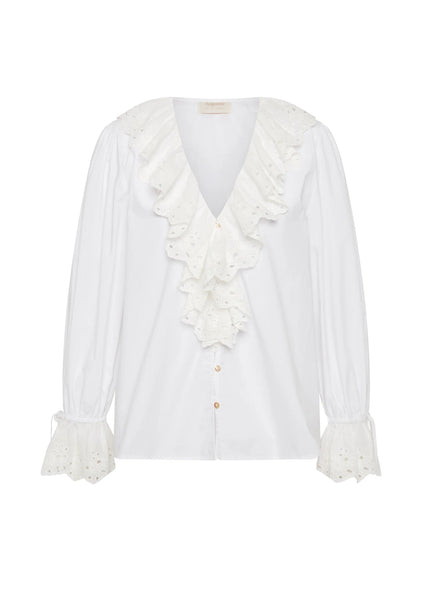 Verity Blouse - White - et seQ fashion