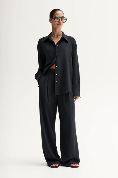 Miller Long Sleeve Shirt - Midnight Ink - et seQ fashion