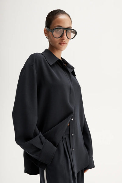 Miller Long Sleeve Shirt - Midnight Ink - et seQ fashion