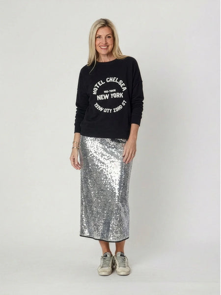 Amara Sweat - Vintage Black/Hotel Chelsea - et seQ fashion