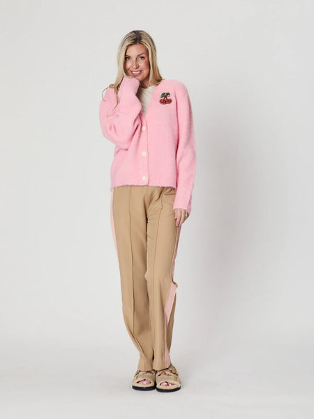 Lara V Neck Cardi - Pink - et seQ fashion
