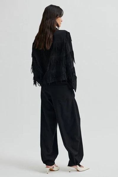 Dancing Fringe Shirt - Black - et seQ fashion