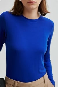 Matima LS Tee - Mazarine Blue - et seQ fashion