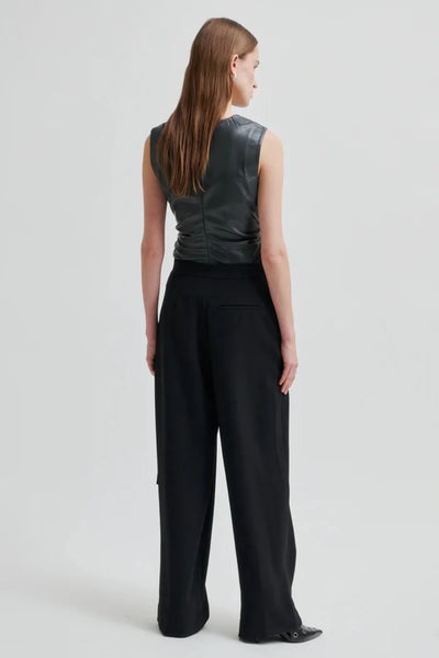 Fique Wrap Pant - Black - et seQ fashion