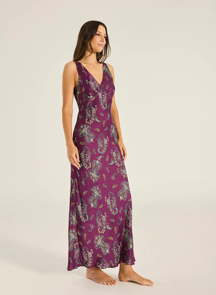 Paraiso Magnolia Maxi Dress - Wine Paraiso - et seQ fashion