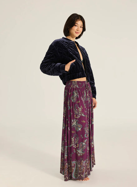 Zola Velvet Jacket - Navy - et seQ fashion
