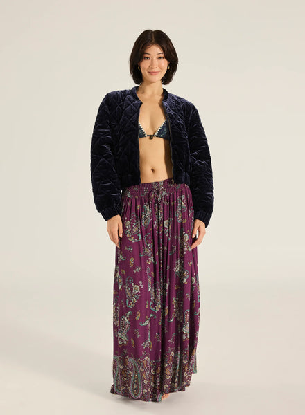Zola Velvet Jacket - Navy - et seQ fashion
