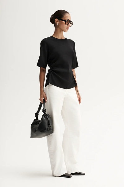 Marley Knit Top - Black - et seQ fashion
