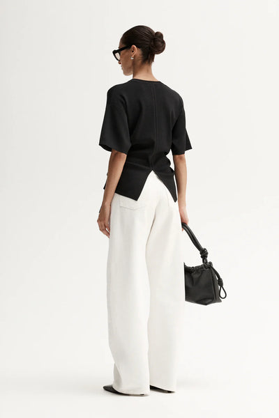 Marley Knit Top - Black - et seQ fashion
