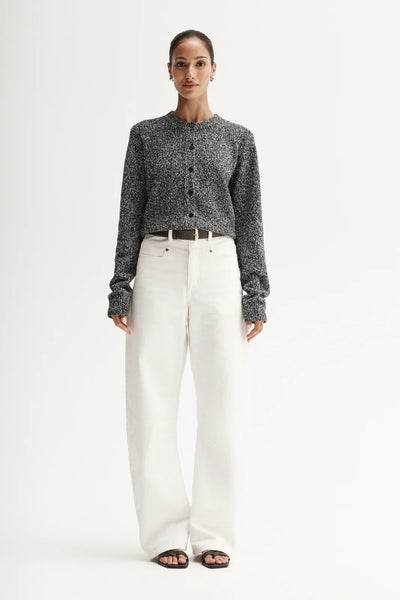 Marnie Knit Cardigan - Black Mix - et seQ fashion