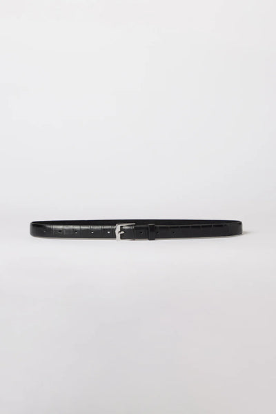 Ida Belt - Black Croc - et seQ fashion