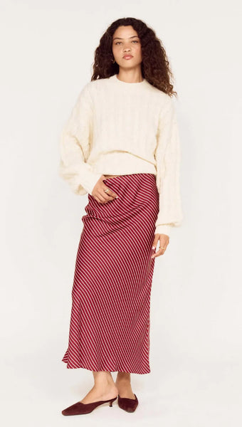 Elika Cable Knit Jumper - Warm White - PRE ORDER
