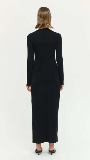 Alexi Assym Detail Midi Dress - Black