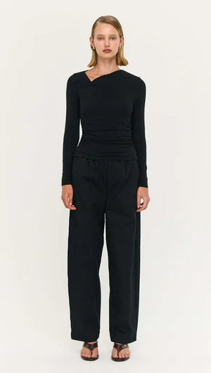 Alexi Twist Top - Black