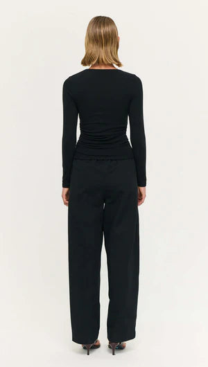 Alexi Twist Top - Black