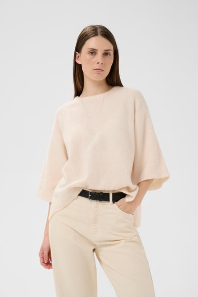 Guni Tee Pullover - Whisper White Melange