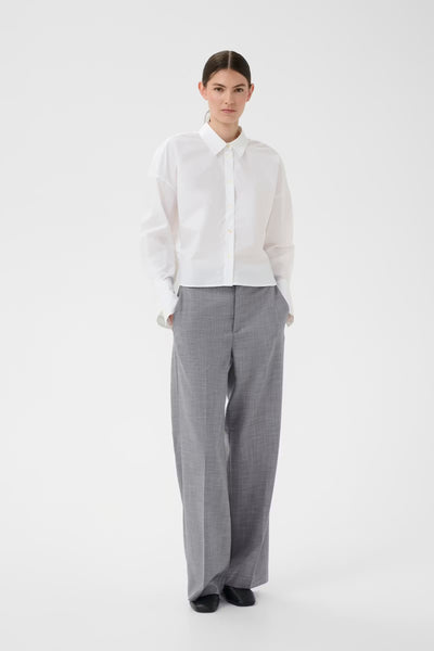 Cadie Core Pant - New Light Grey Melange