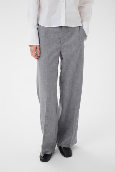 Cadie Core Pant - New Light Grey Melange