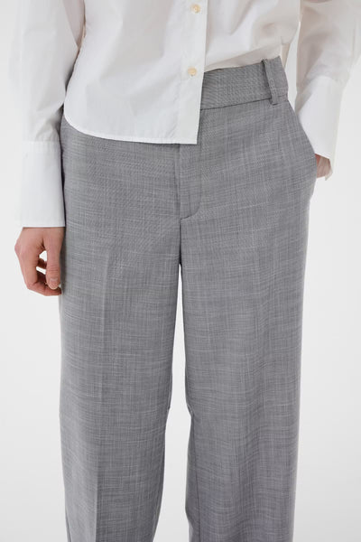 Cadie Core Pant - New Light Grey Melange