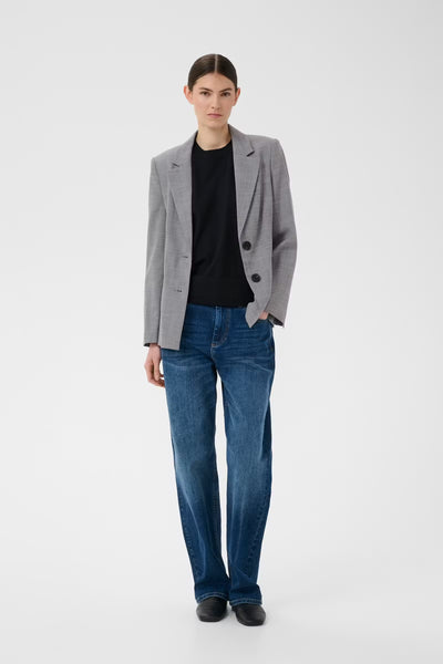 Cadie Core Blazer - New Light Grey Melange