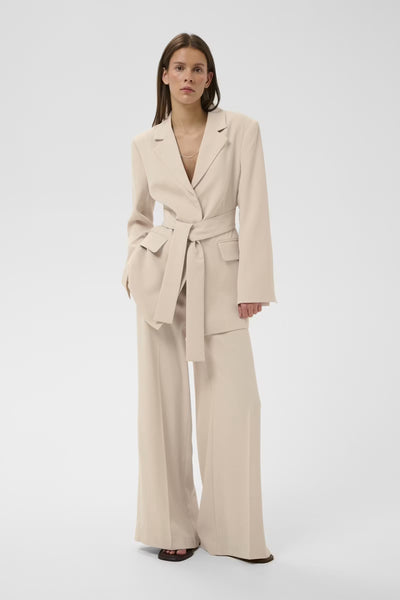 Briez Slit Pants - Haze