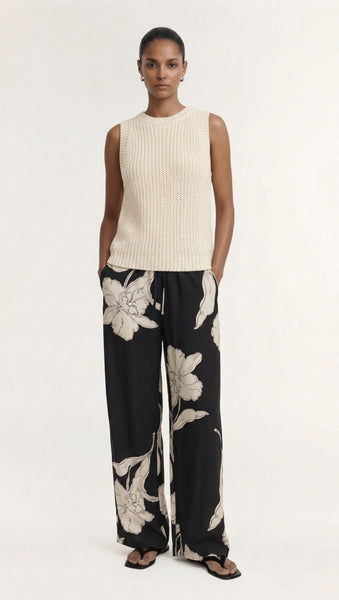 Cove Knit Tank - Natural Beige