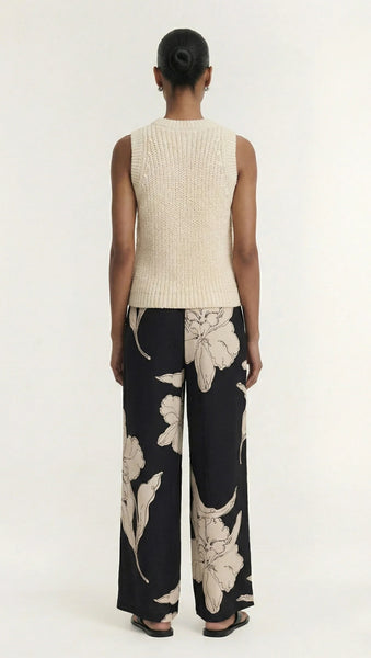 Cove Knit Tank - Natural Beige