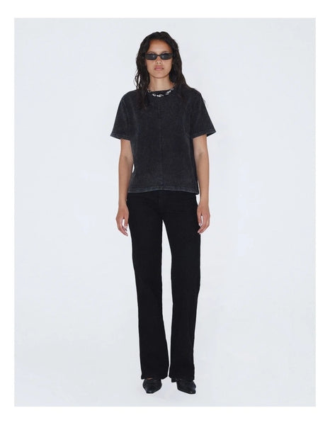 Talia Tee - Black Fog