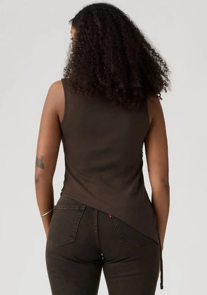 Alila Asymmetrical Short Sleeve Top - Java