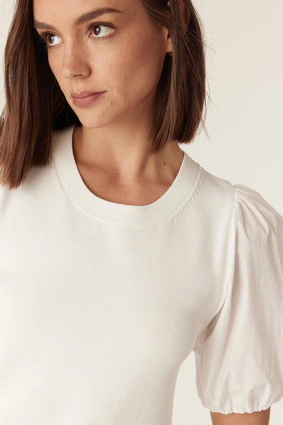 Crepe Spring Top - White