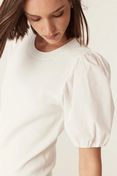 Crepe Spring Top - White