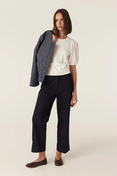 Crepe Spring Top - White