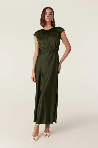 Muse Dress - Dark Green