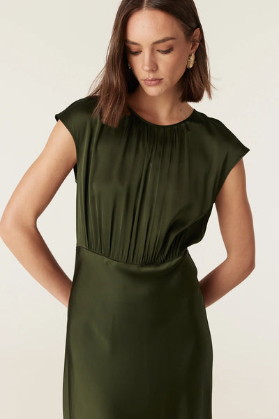 Muse Dress - Dark Green