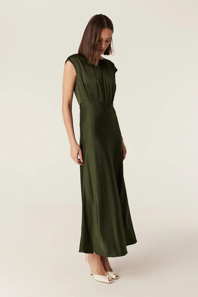 Muse Dress - Dark Green
