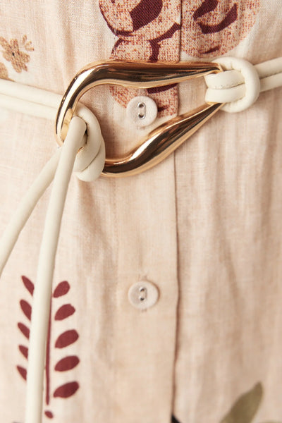 Venetian Belt - Ivory