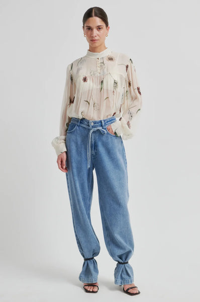 Florala Printed Blouse - Summer Sand