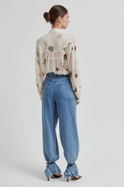 Florala Printed Blouse - Summer Sand