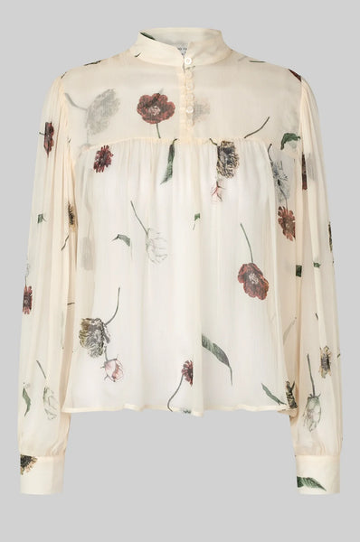 Florala Printed Blouse - Summer Sand