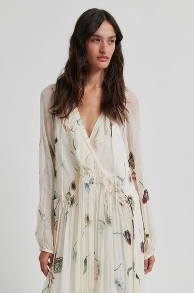 Florala Printed Dress - Summer Sand